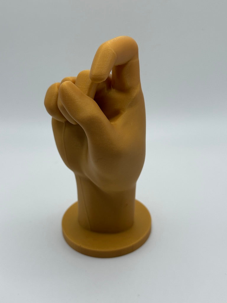 ASL Hand Shape – Letter X