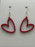 Red, White, Blue Heart Outline