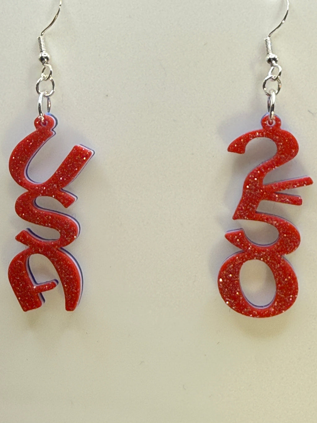 Red, White, Blue USA / 250 Earrings CLICK TO SEE STYLE OPTIONS