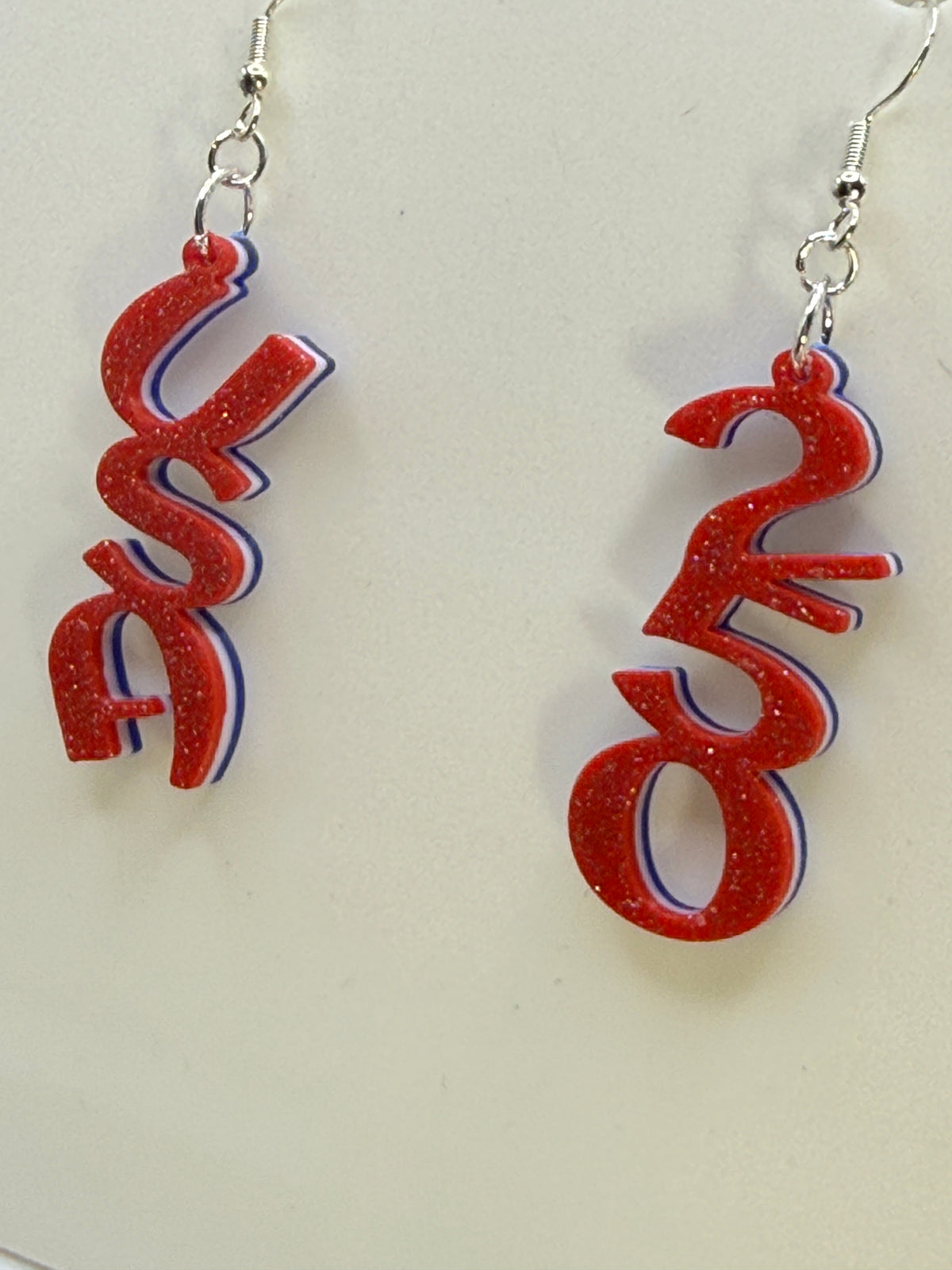 Red, White, Blue USA / 250 Earrings CLICK TO SEE STYLE OPTIONS
