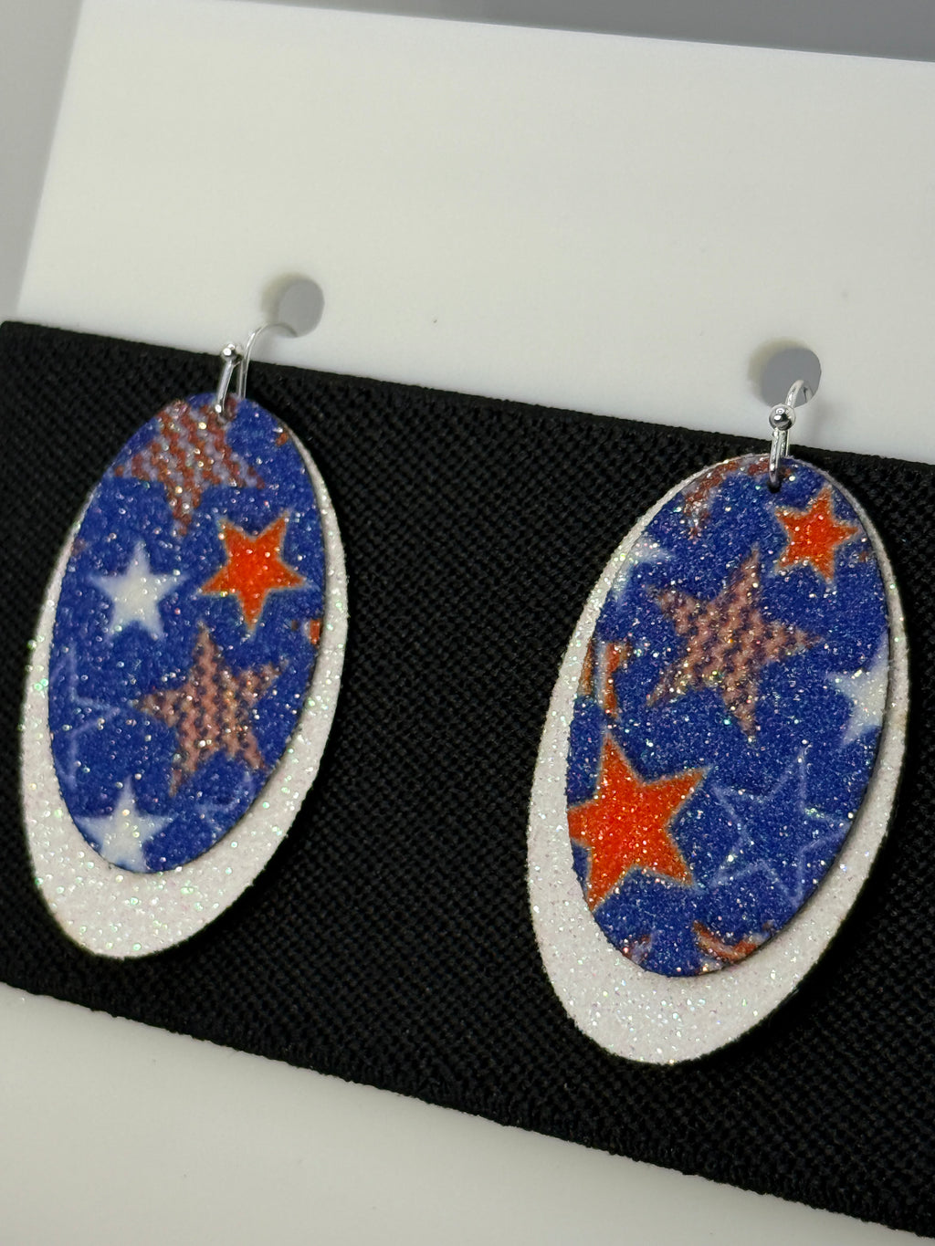 Stars and Stripes Layered Earrings