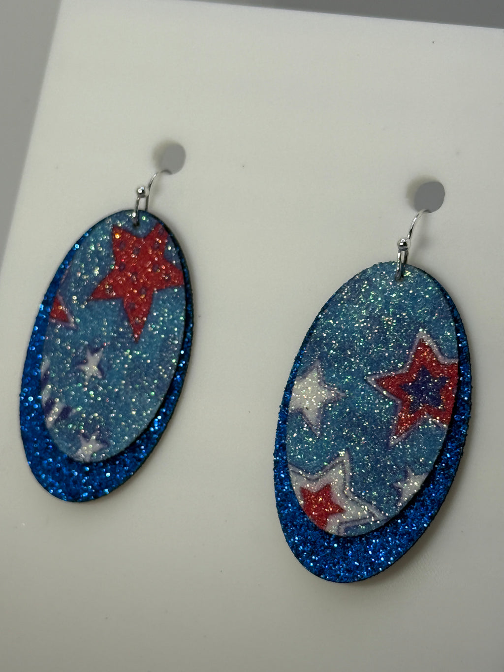 Stars and Stripes Layered Earrings