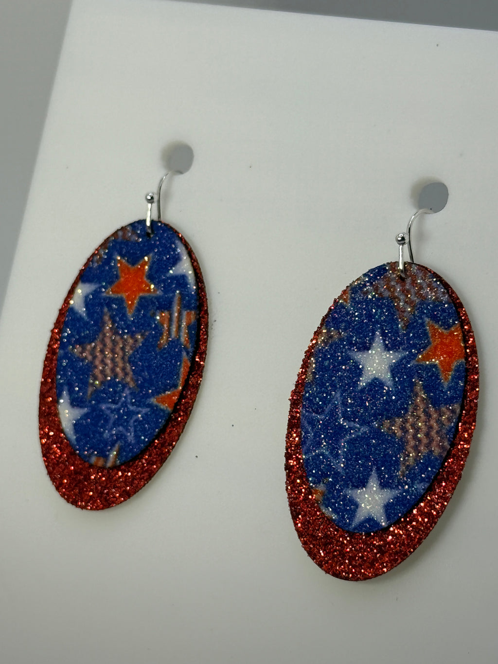 Stars and Stripes Layered Earrings