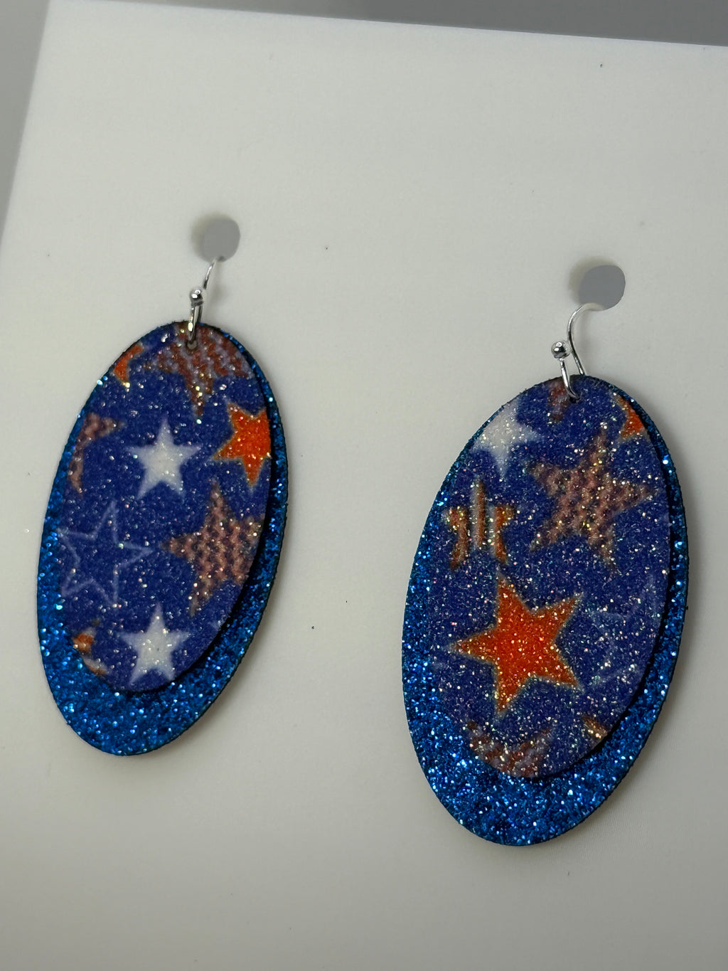 Stars and Stripes Layered Earrings