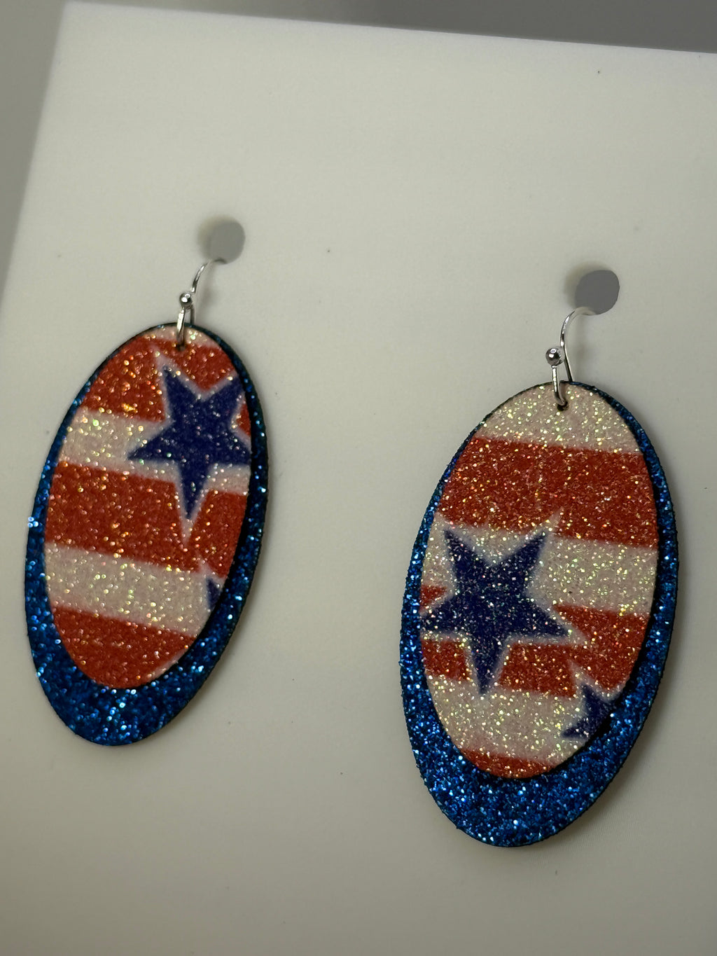 Stars and Stripes Layered Earrings