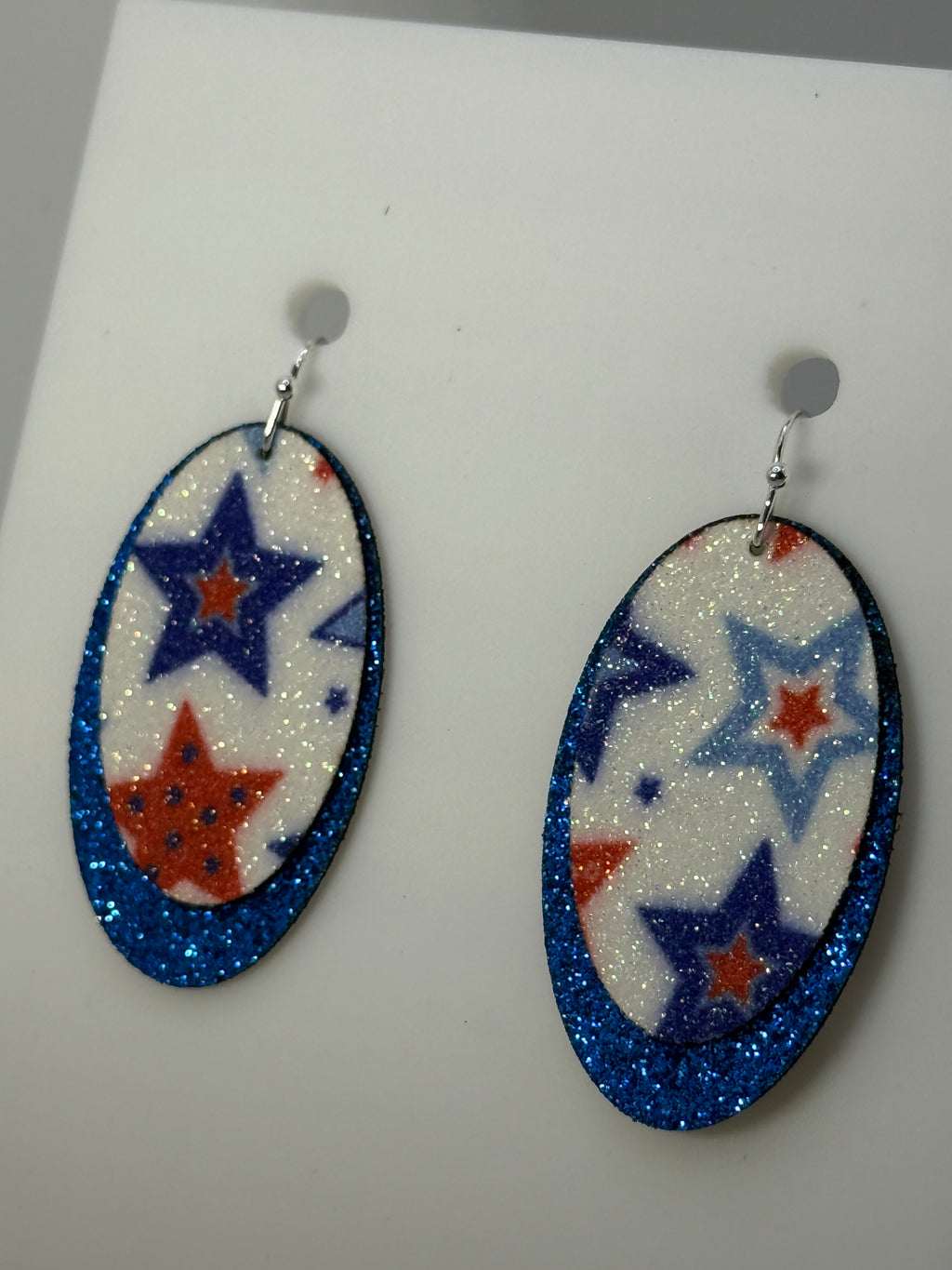 Stars and Stripes Layered Earrings