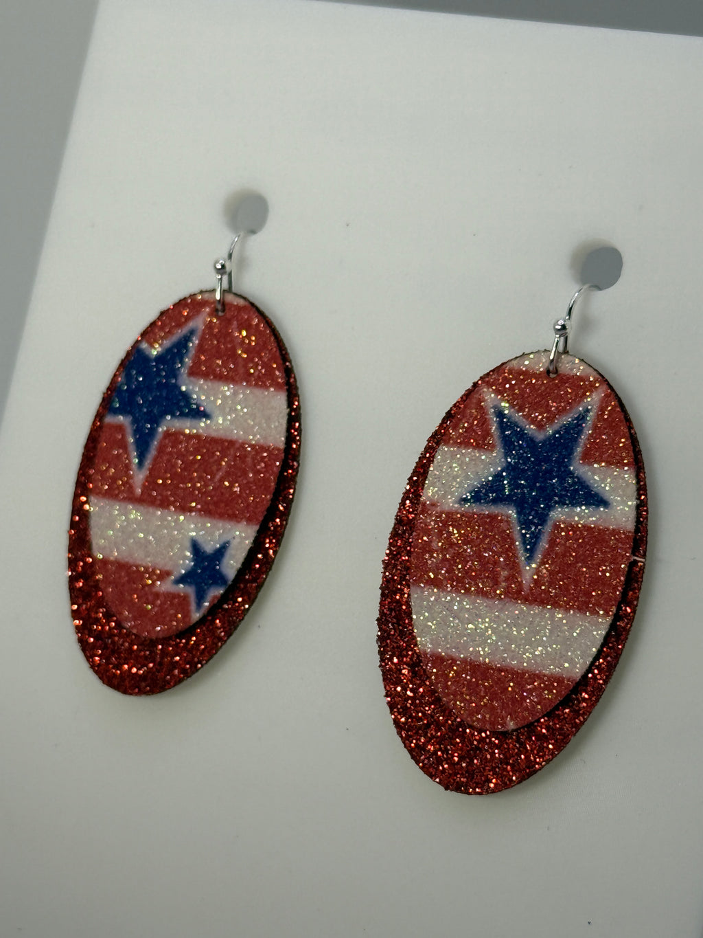 Stars and Stripes Layered Earrings