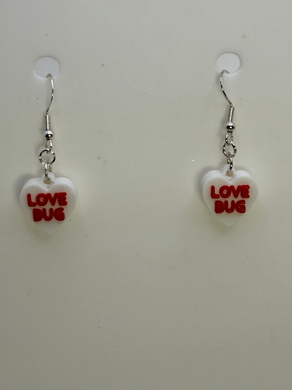 Heart Valentine Conversation Earrings - BASIC COLORS