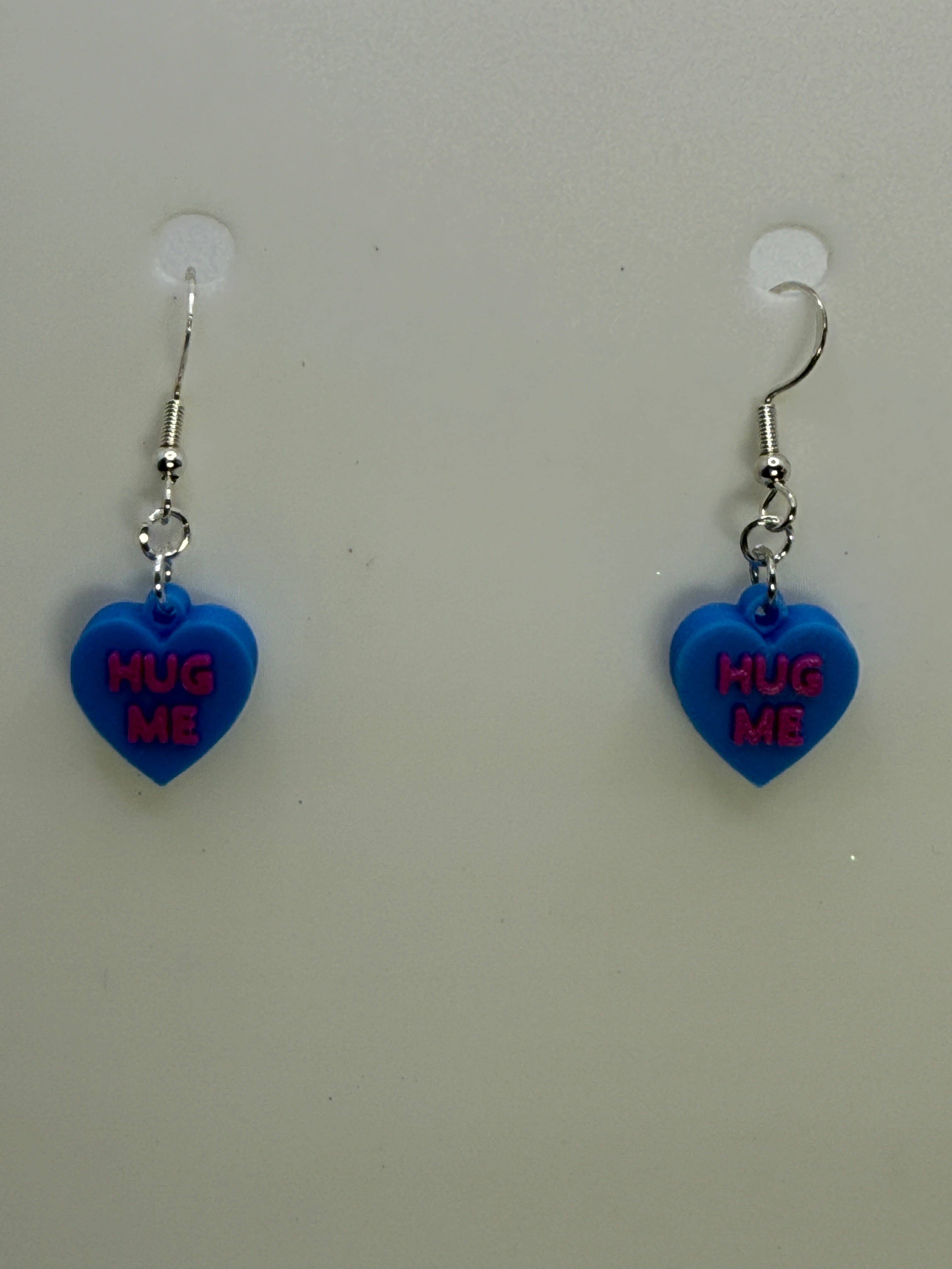 Heart Valentine Conversation Earrings - BASIC COLORS