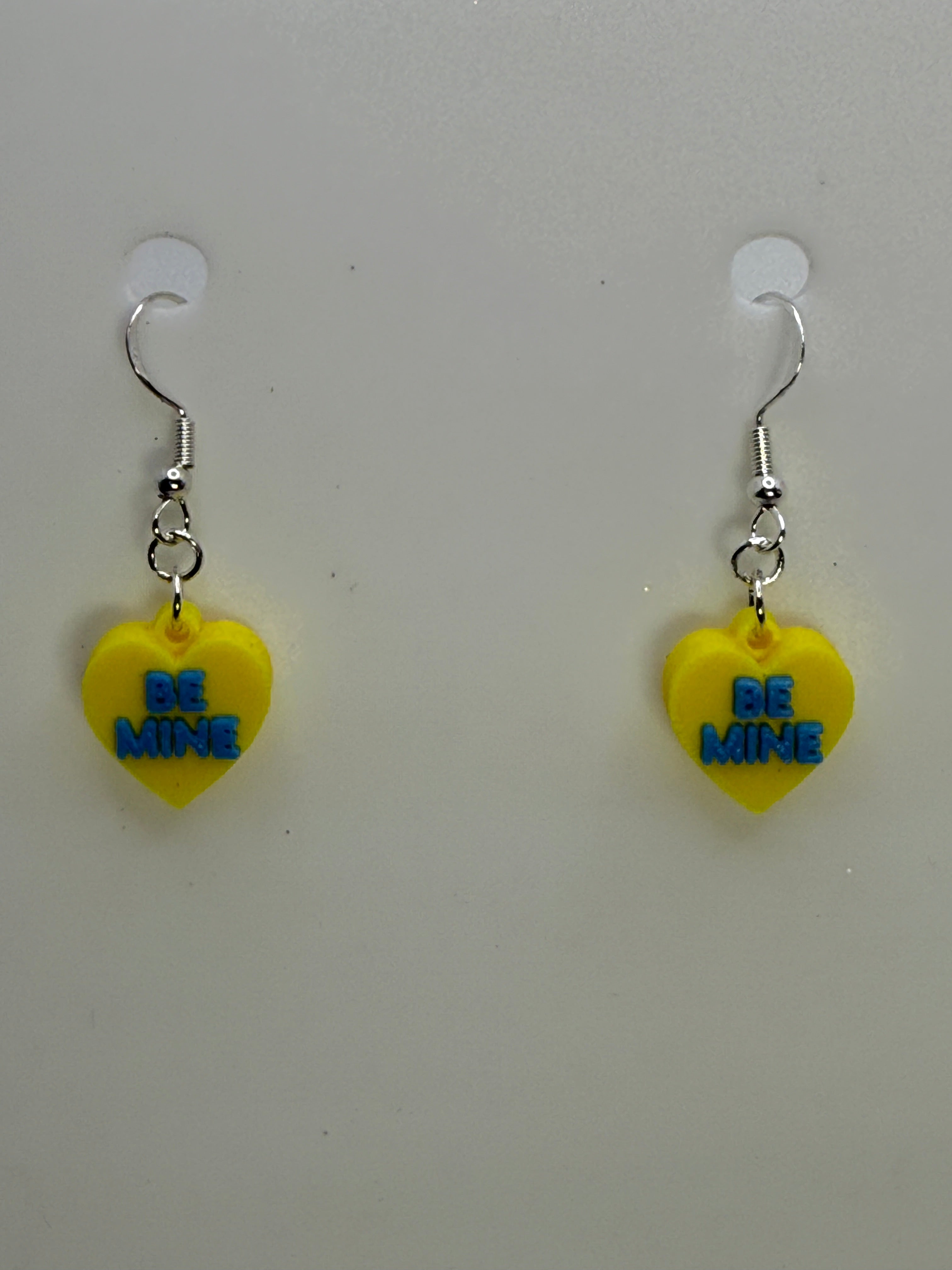 Heart Valentine Conversation Earrings - BASIC COLORS