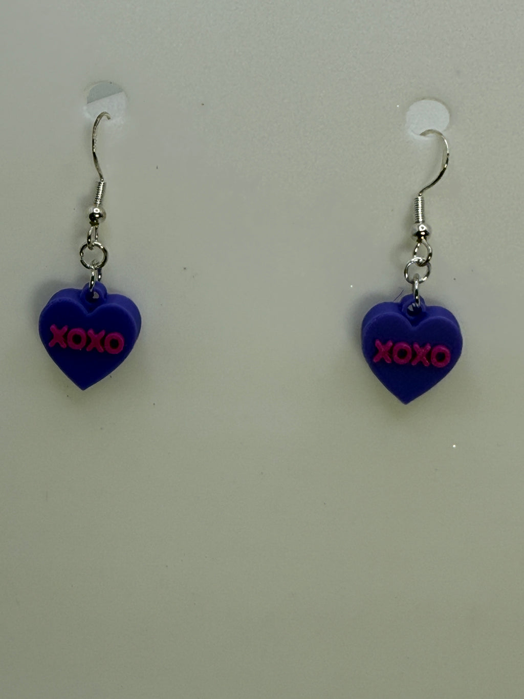 Heart Valentine Conversation Earrings - BASIC COLORS