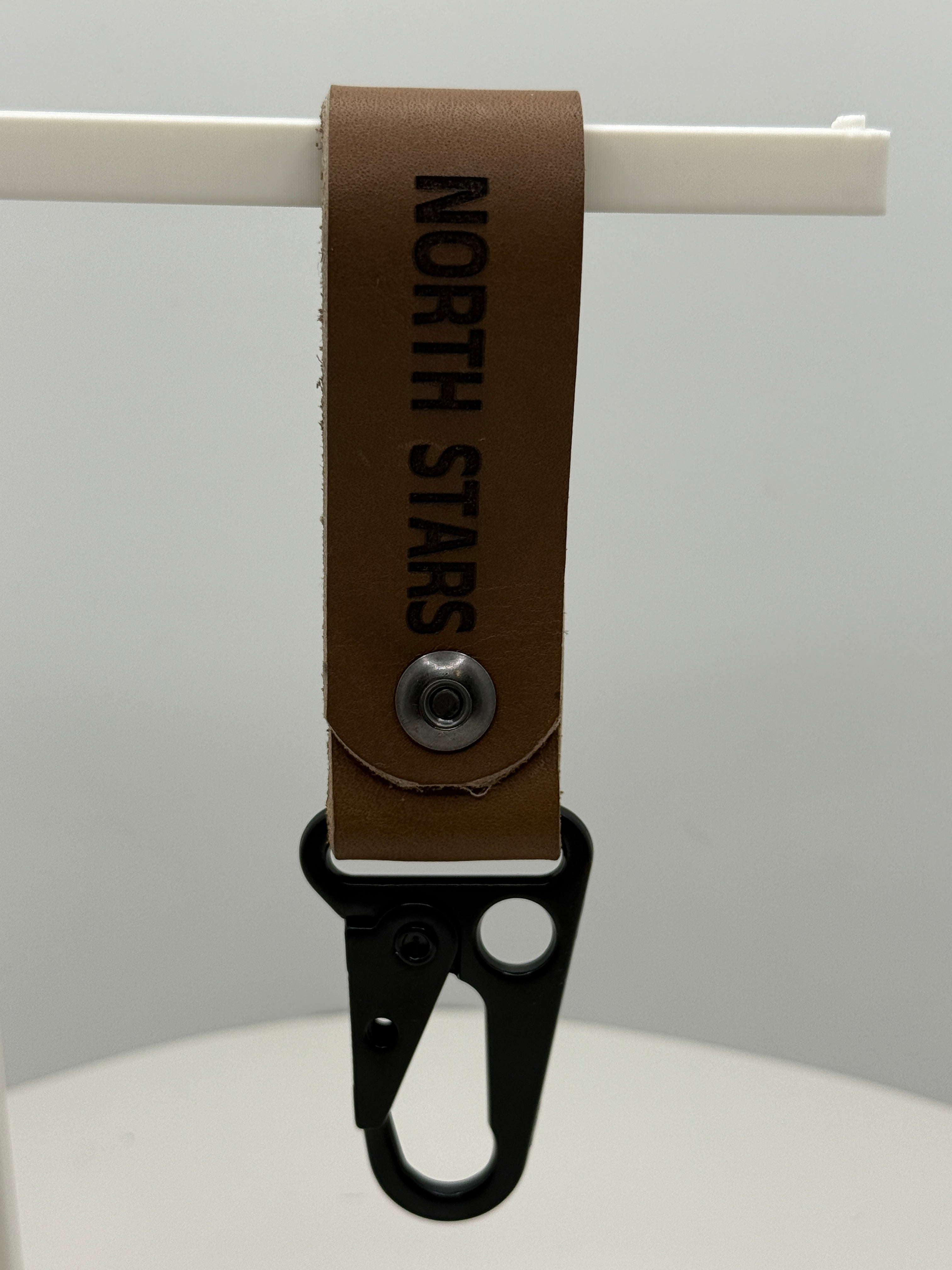 Hockey Leather Keychain
