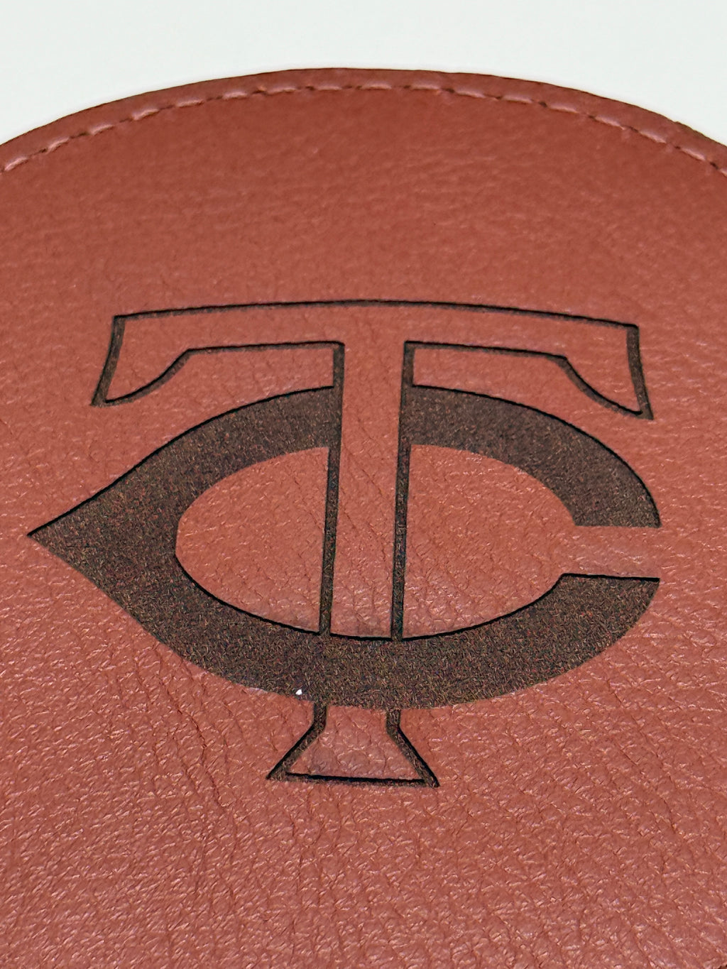 Baseball Leather Coaster