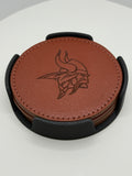 Football Leather Coaster