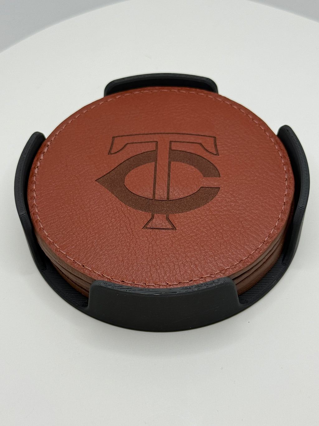 Baseball Leather Coaster