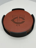 Baseball Leather Coaster