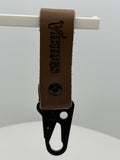 Football Leather Keychain