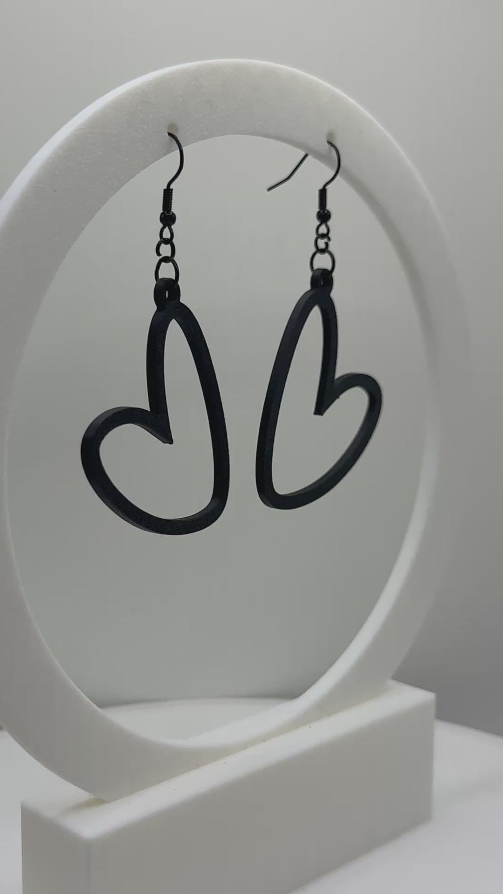 Heart Outline Earrings - CLICK TO SEE COLOR OPTIONS