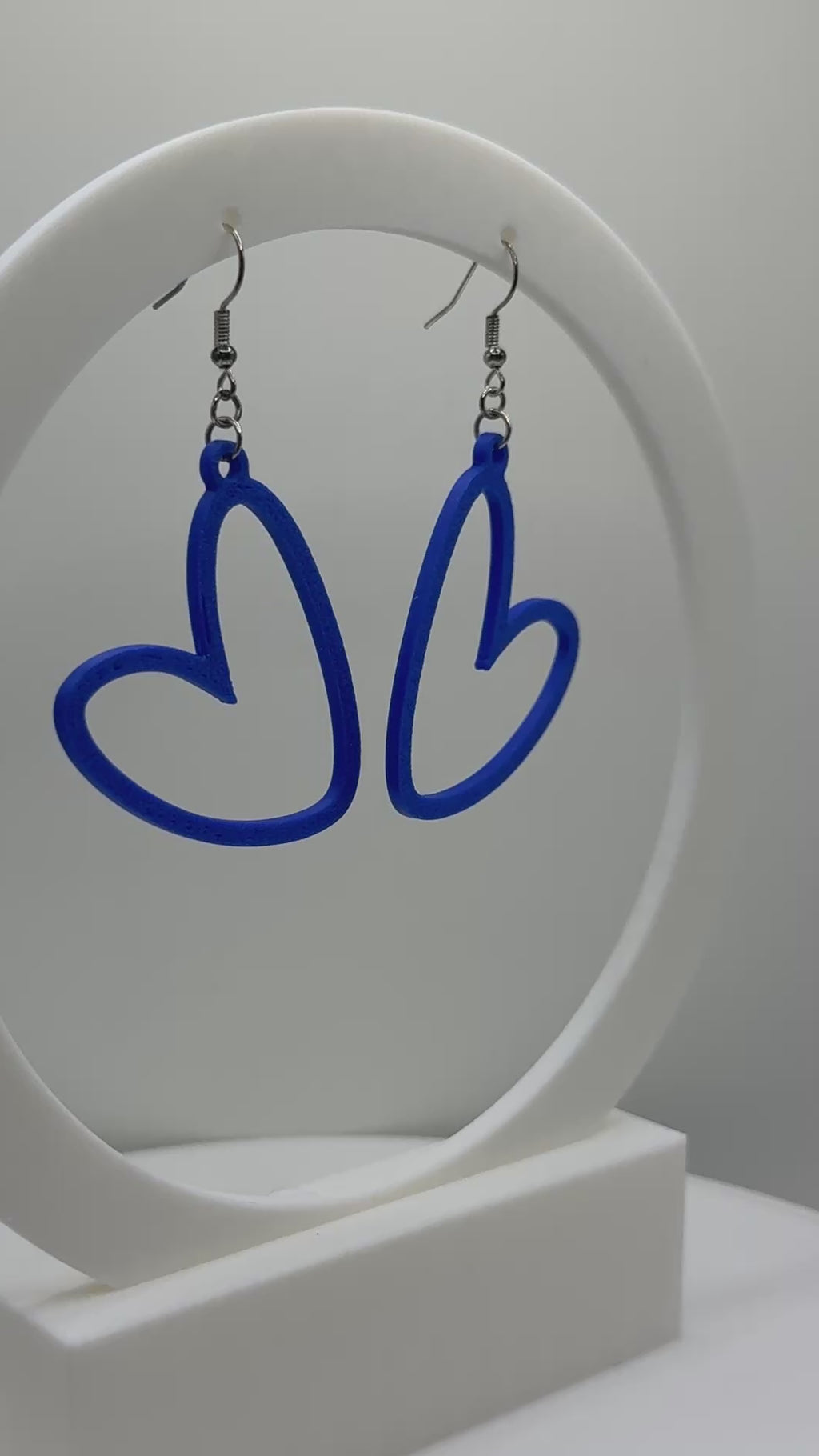 Heart Outline Earrings - CLICK TO SEE COLOR OPTIONS