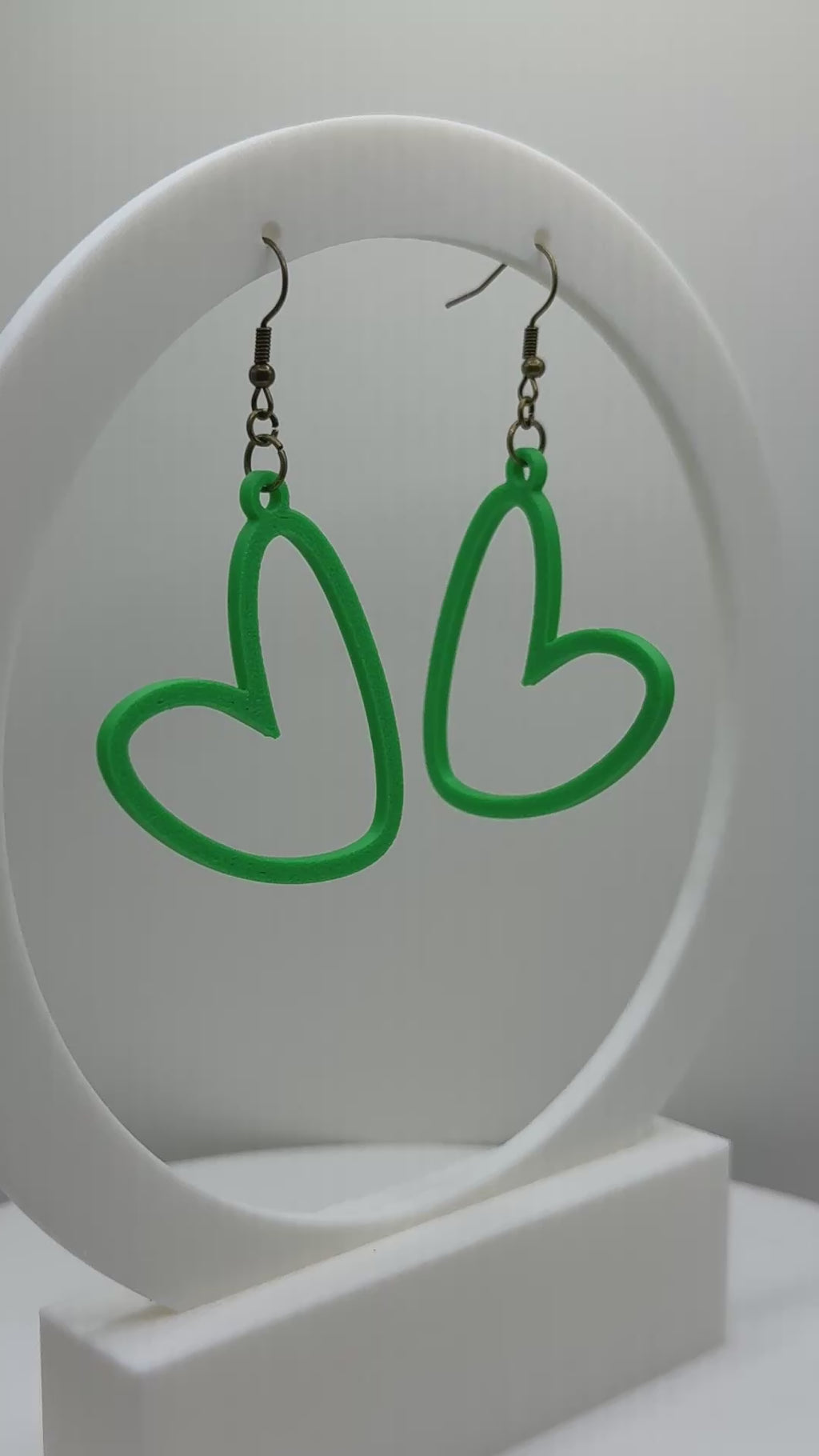 Heart Outline Earrings - CLICK TO SEE COLOR OPTIONS