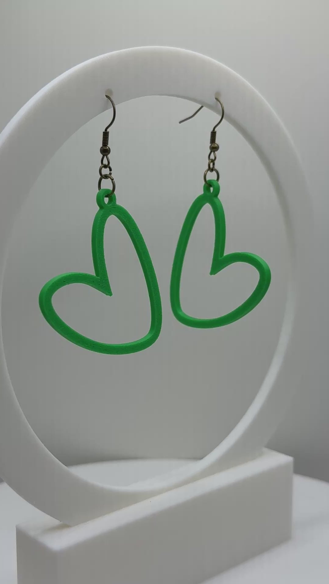 Heart Outline Earrings - CLICK TO SEE COLOR OPTIONS
