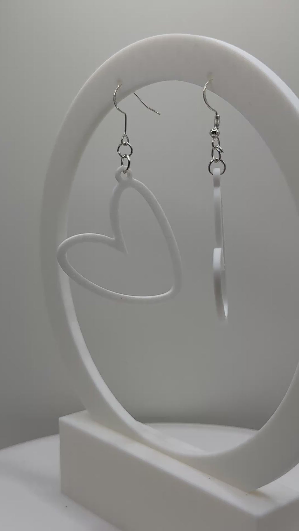 Heart Outline Earrings - CLICK TO SEE COLOR OPTIONS