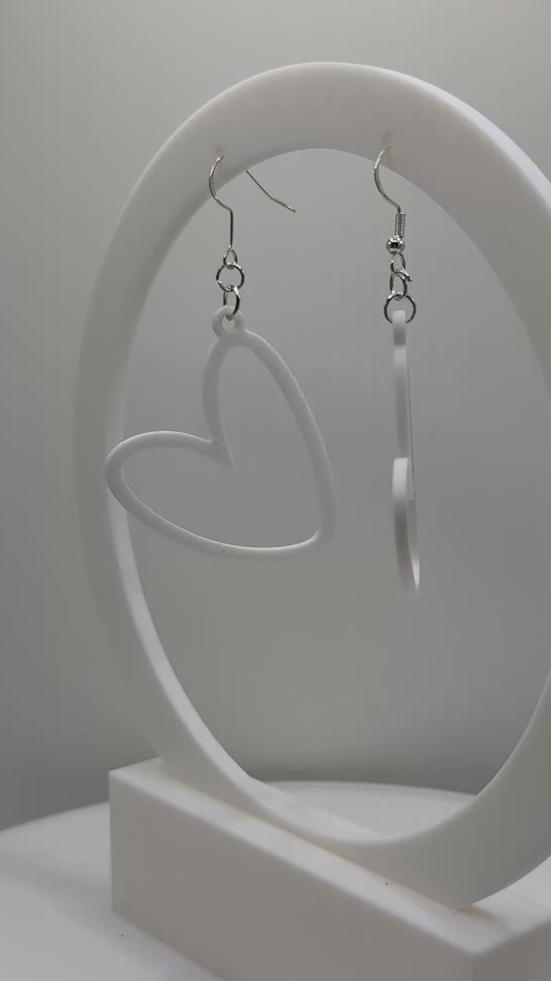 Heart Outline Earrings - CLICK TO SEE COLOR OPTIONS
