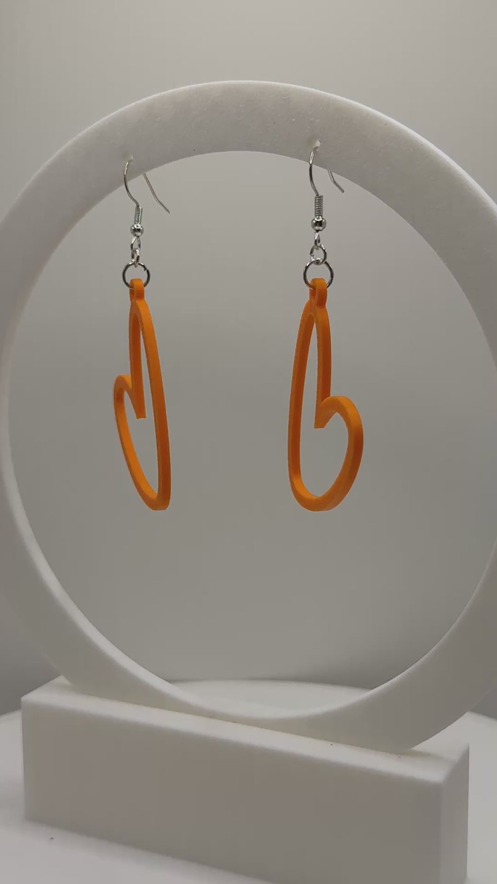 Heart Outline Earrings - CLICK TO SEE COLOR OPTIONS